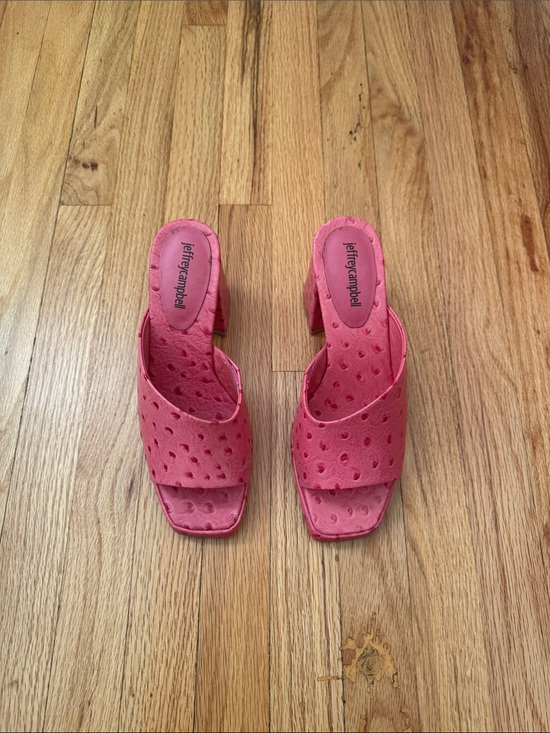 Jeffrey Campbell Shoes - Jeffrey Campbell Pink Open-Toe Mules